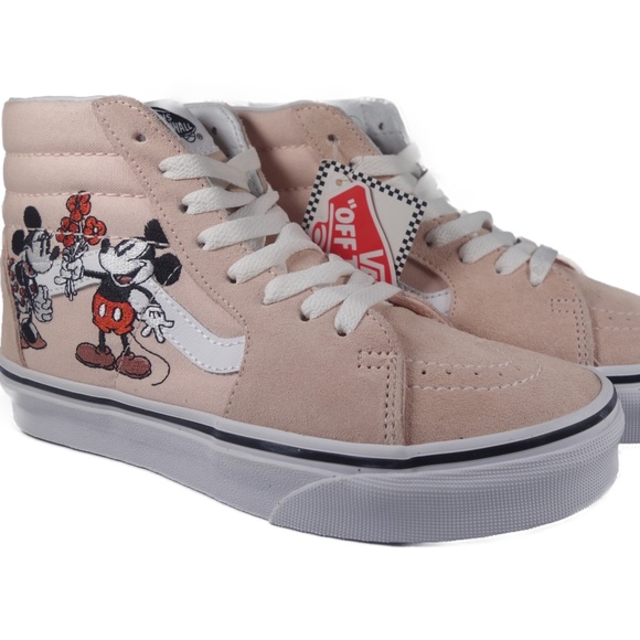 Vans Shoes - VANS x Disney SK8-Hi "Mickey & Minnie" (Pink)